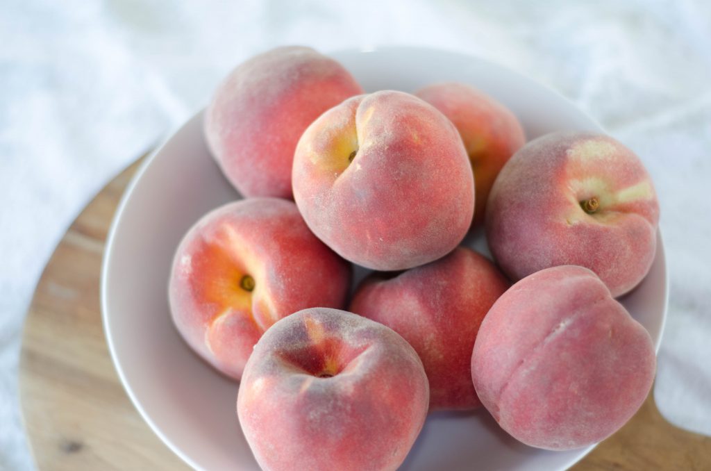 Bowl of peaches