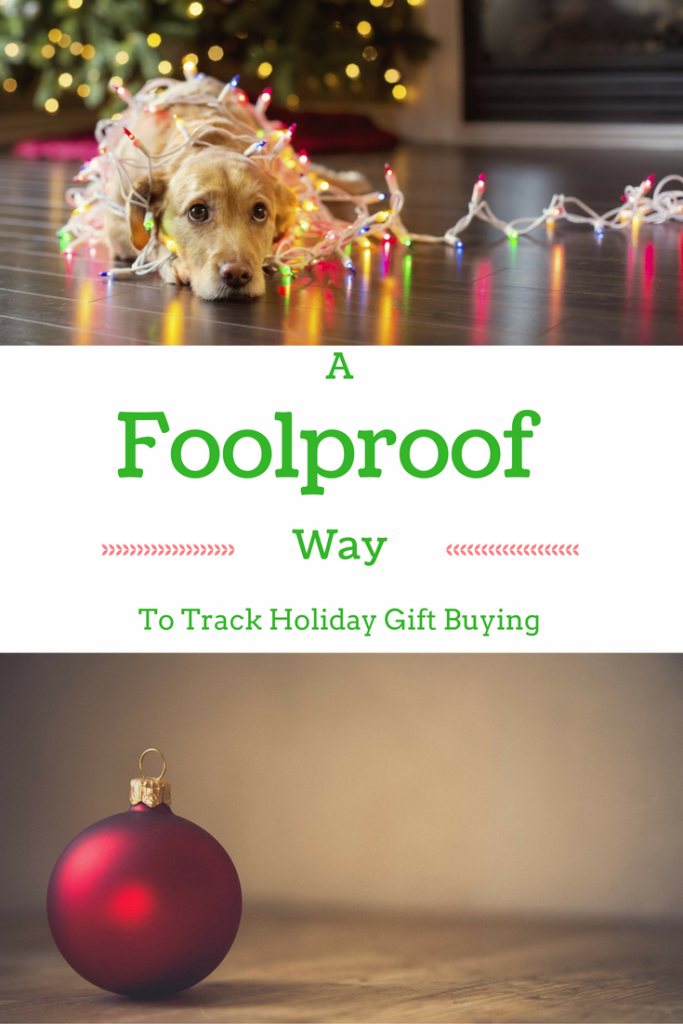 Holiday Shopping List | A Foolproof Way to Track Gift-Buying
