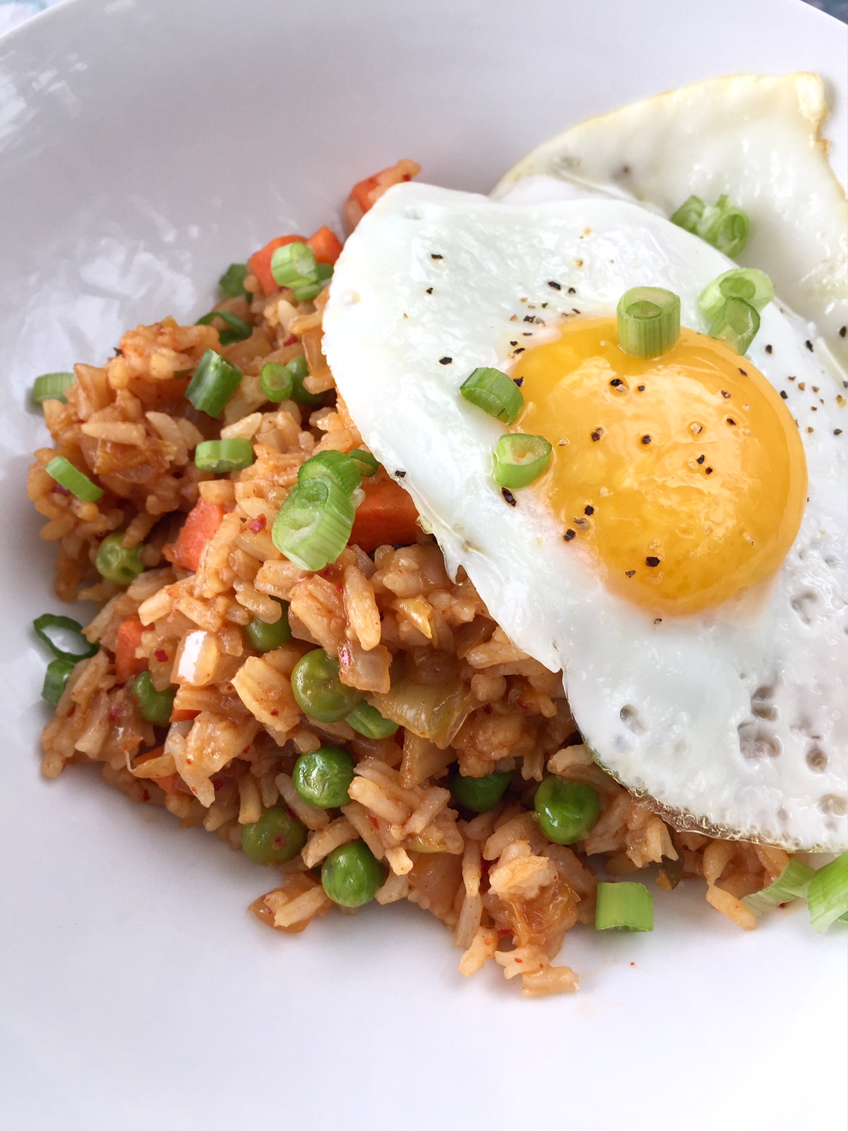 Easy Kimchi Fried Rice - Hello Fun Seekers