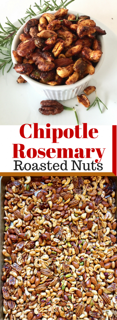 Chipotle Rosemary Roasted Nuts 