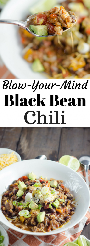 Blow Your Mind Black Bean Chili 