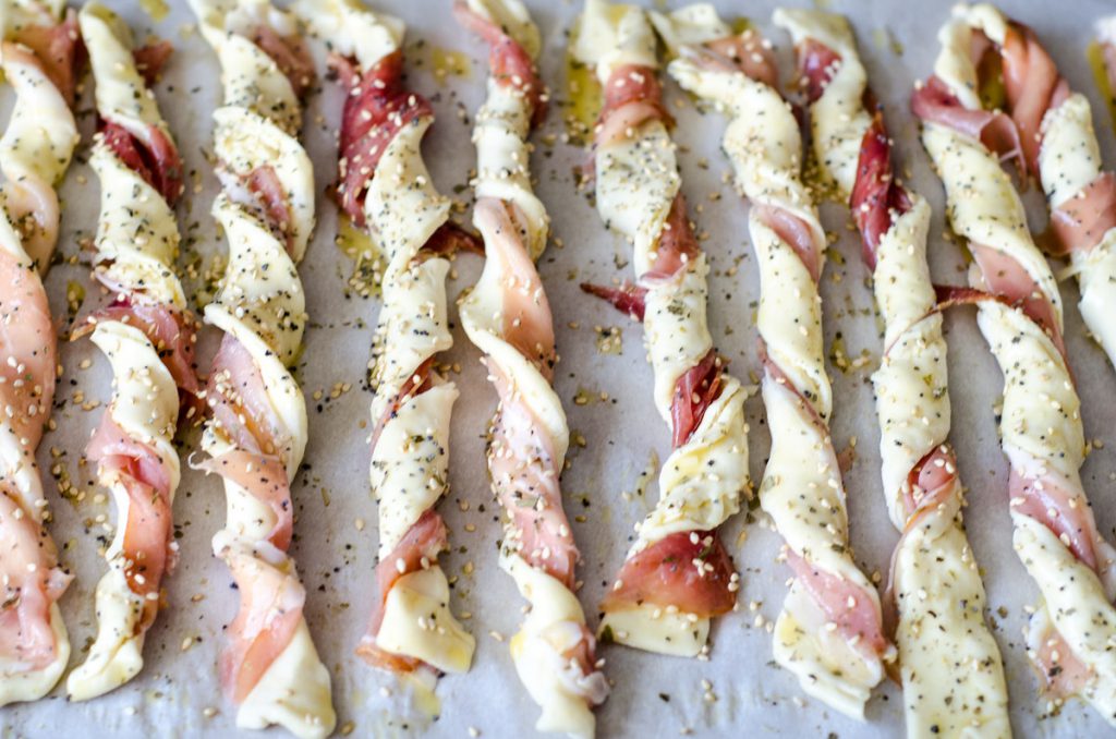 Parmesan Prosciutto Twists