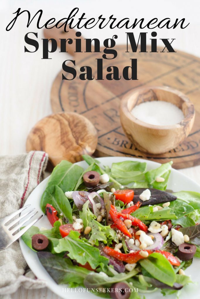 Mediterranean Spring Mix Salad