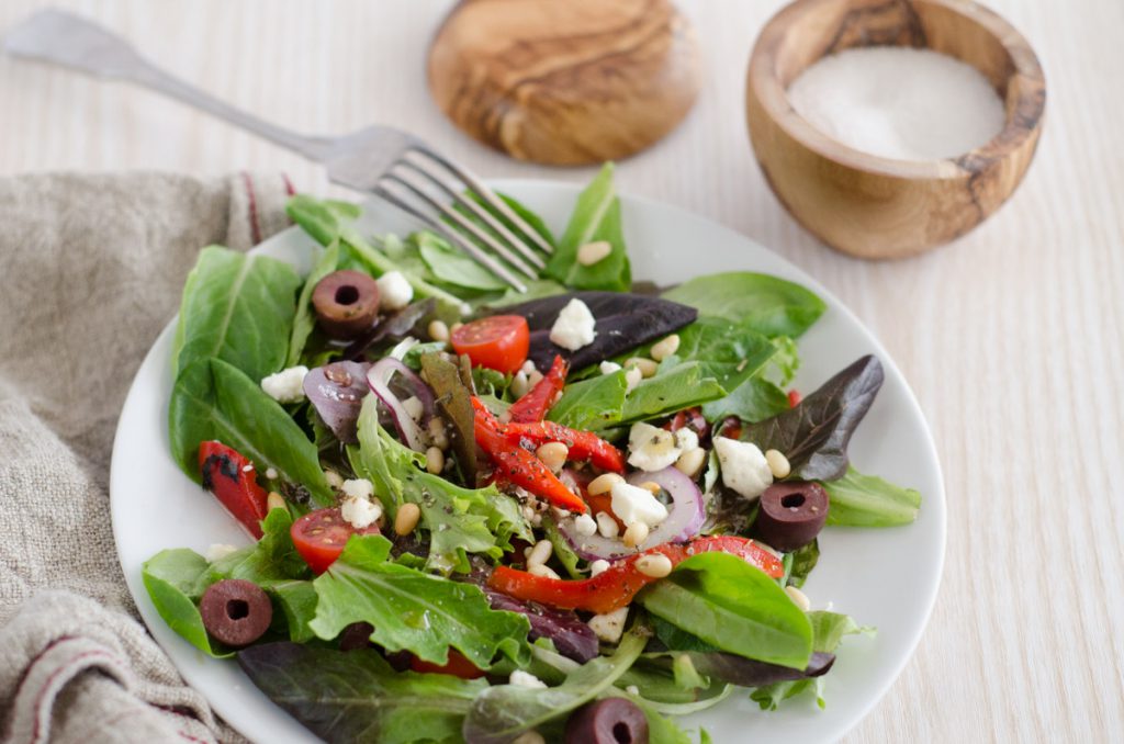 Mediterranean Spring Mix Salad