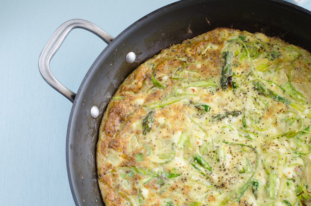 Asparagus and Artichoke Frittata