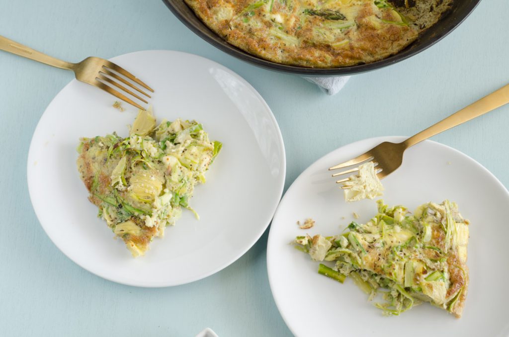 Asparagus and Artichoke Frittata