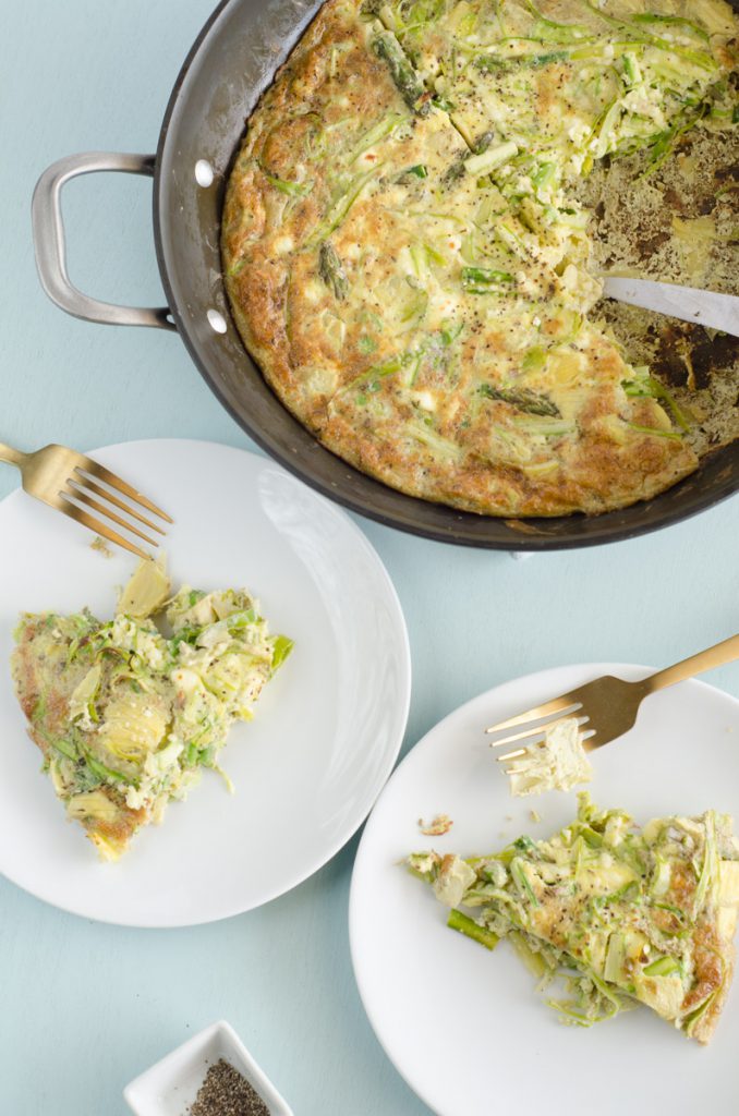 Asparagus and Artichoke Frittata