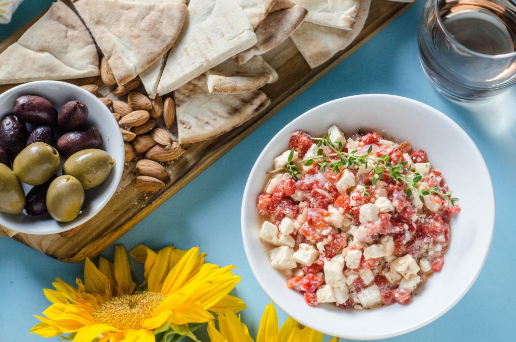 Feta and Roasted Red Pepper Dip