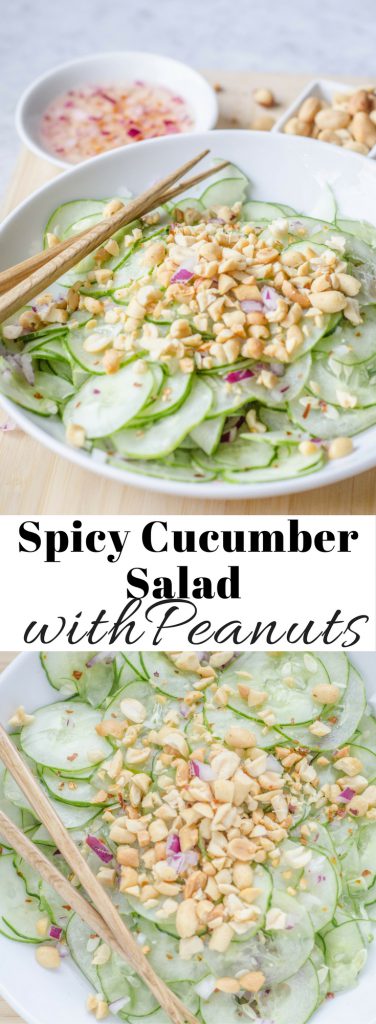 Spicy Cucumber Salad with Peanuts
