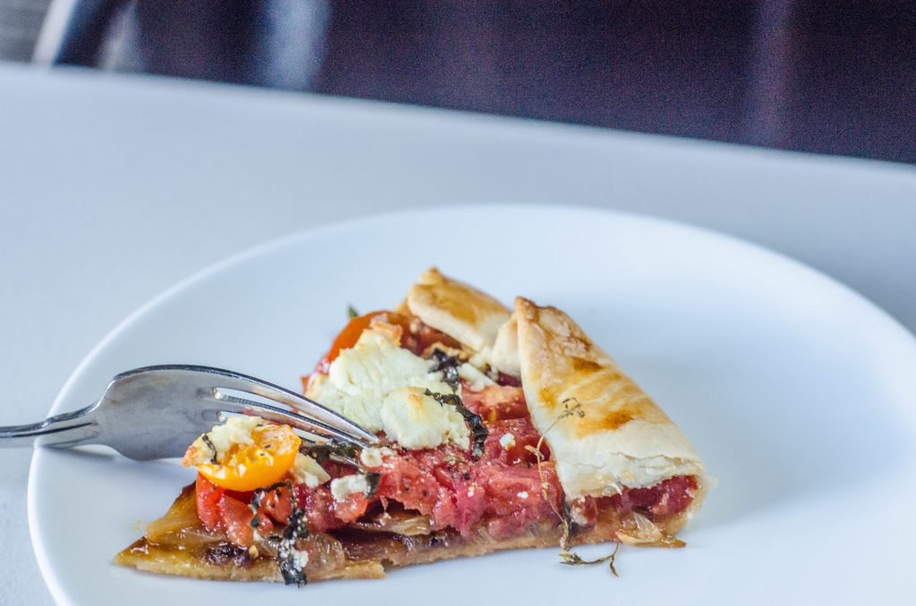 Tomato and Caramelized Onion Galette