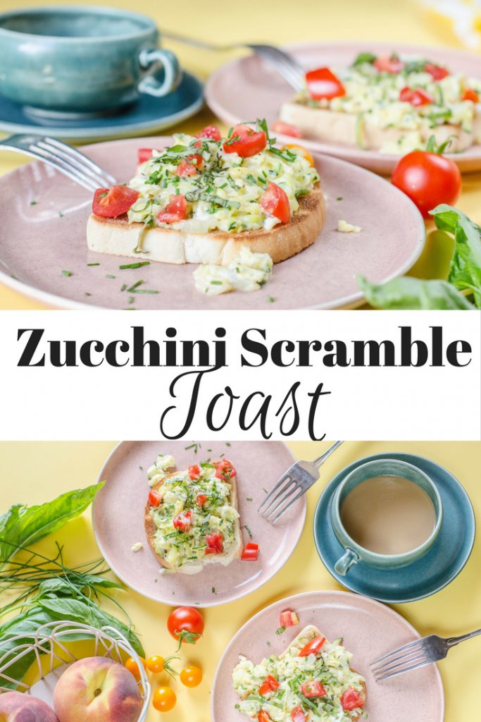 Zucchini Scramble Toast 