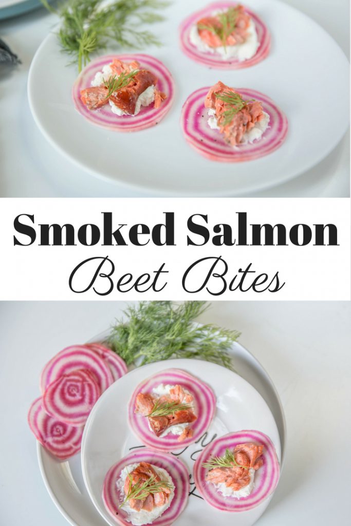 Smoked Salmon Beet Bites Pin