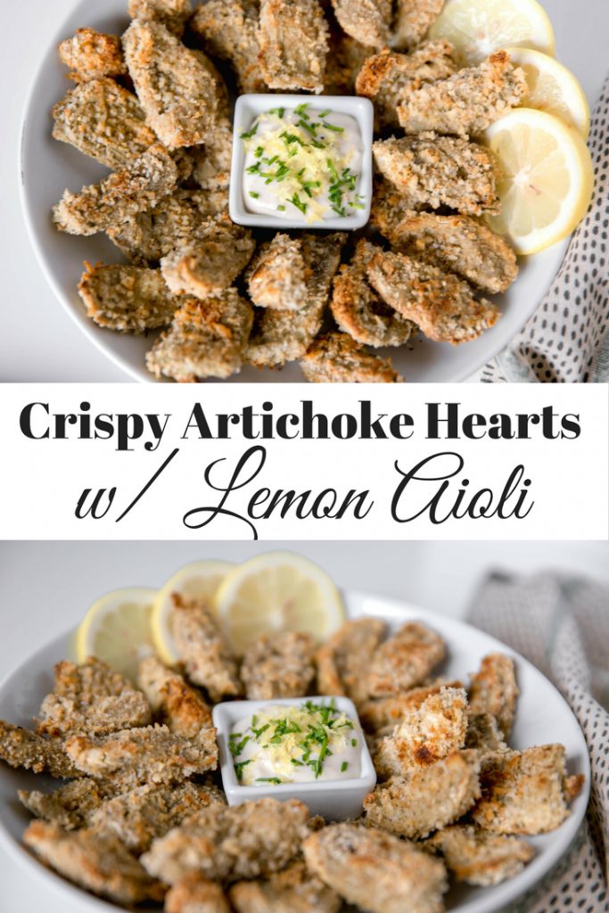 Crispy Artichoke Hearts with Lemon Aioli