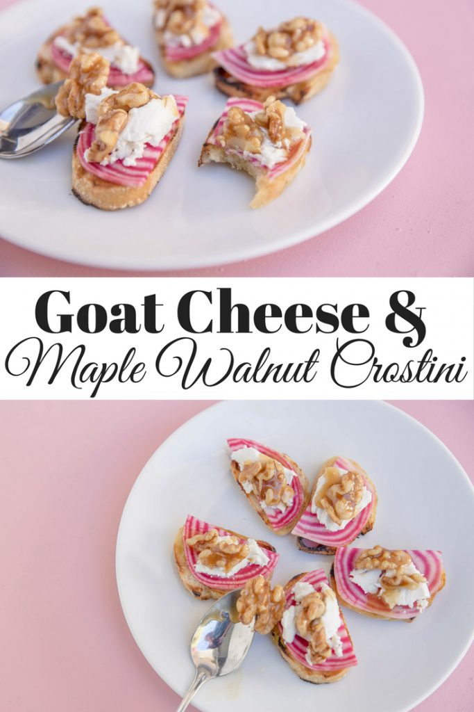 Maple Walnut Crostini pin