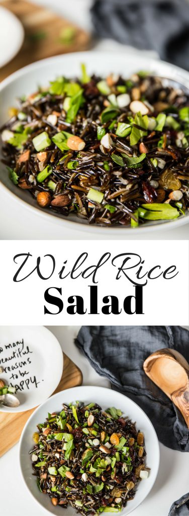 Wild Rice Salad Long Image for Pinterest