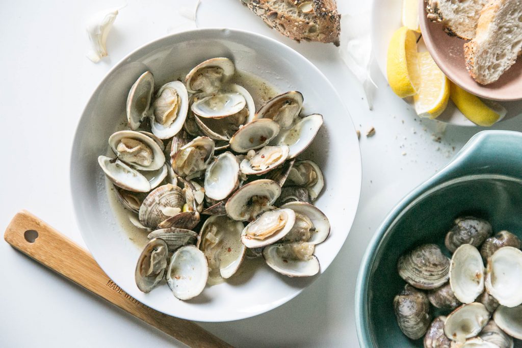 Parmesean Garlic Clams-18