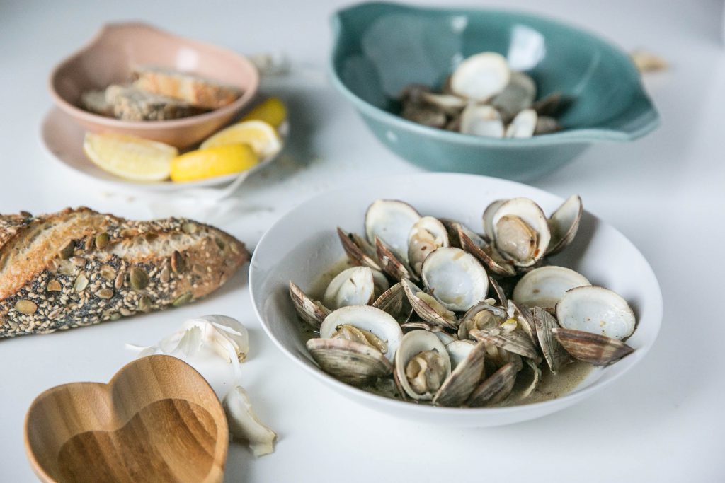 Parmesean Garlic Clams-33