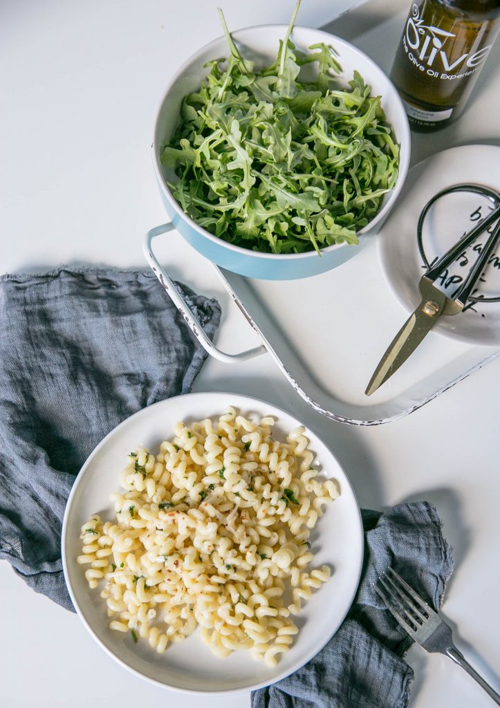 Pasta with Garlic and Olive Oil-5