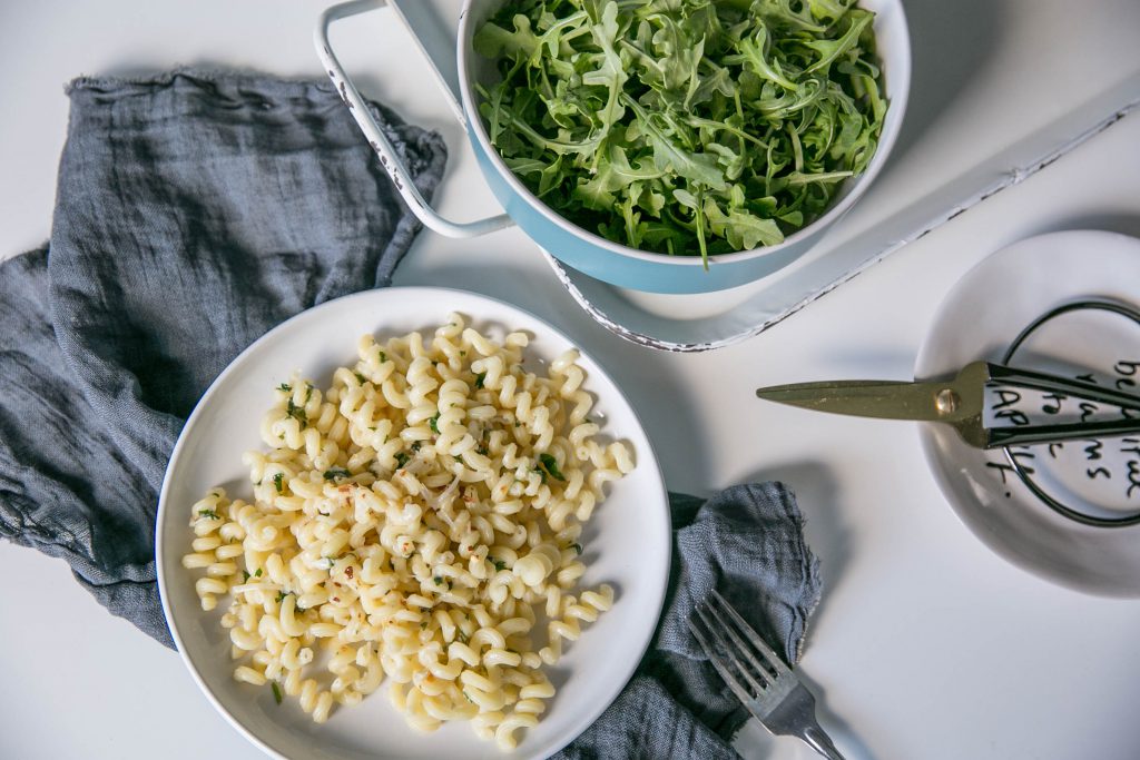 Pasta with Garlic and Olive Oil-7