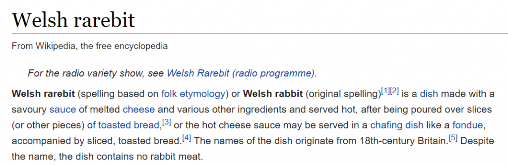 Welsh rarebit - Wikipedia