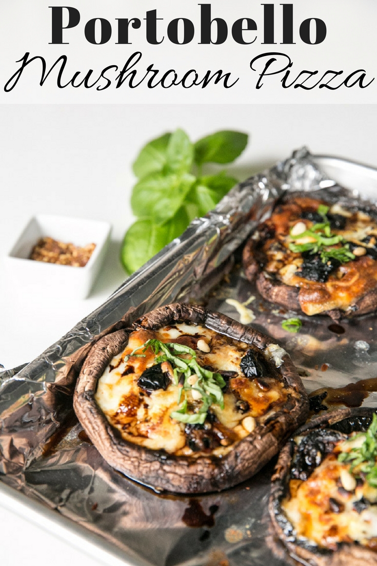 Portobello Mushroom Pizzas