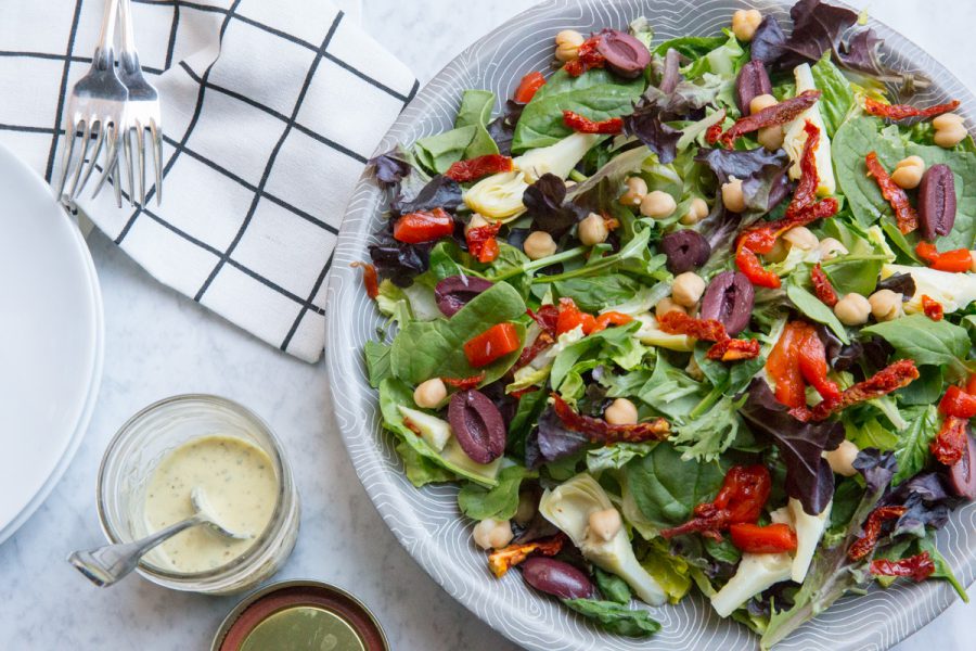 Italian Chopped Salad Vegan Gluten-free